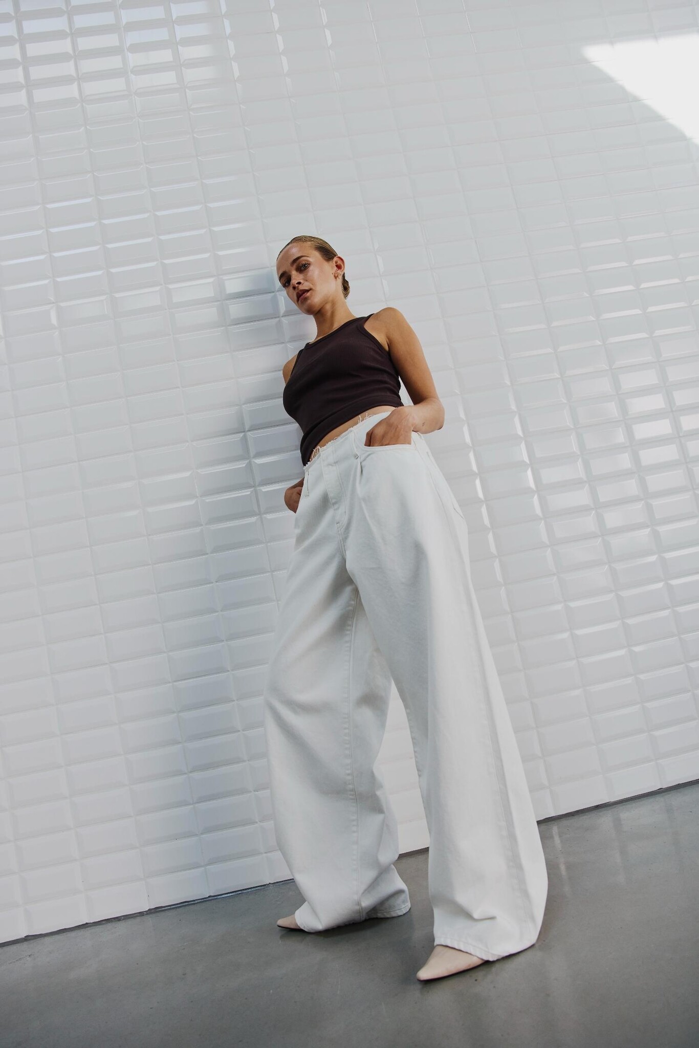 Wblangelina Wide Pants White