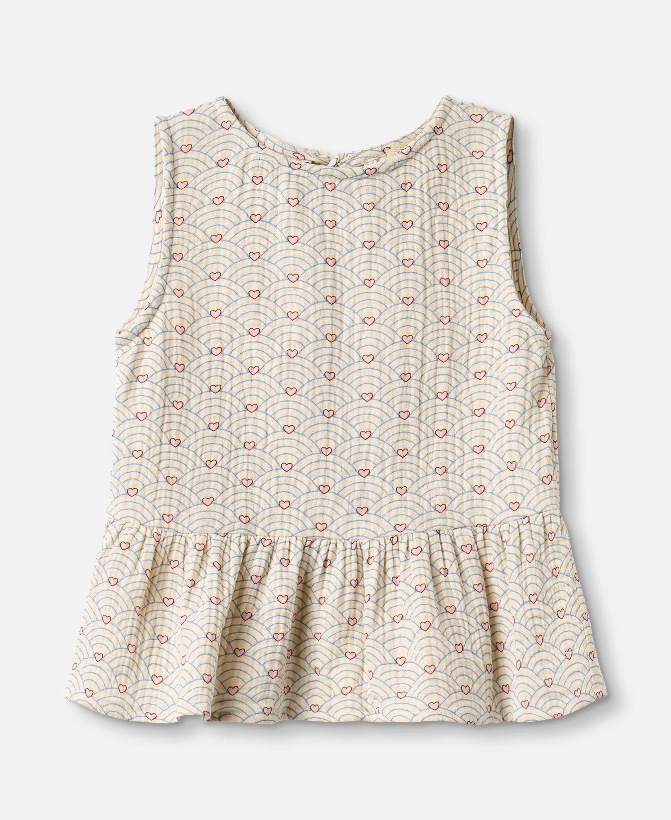 Bridget Top Sandshell Aop