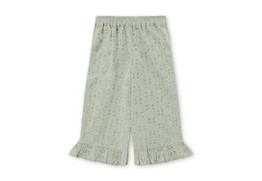 Harper Ruffle Pant Aqua Gray