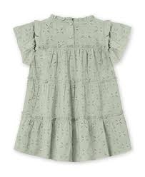Harper Dress Aqua Gray
