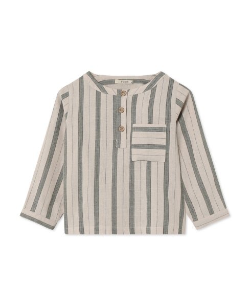 Vira Ls Shirt Hedge Green/Sandshell