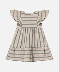 Vira Ss Dress Hedge Green/ Sandshell