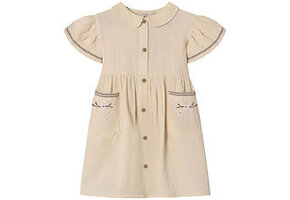 Amour Flower Dress Sandshell