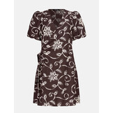 Dress Saphira Dark brown