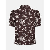 Blouse Leila Dark brown