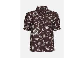 Blouse Leila Dark brown