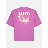 T-shirt Ydence cafe Pink purple