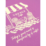 T-shirt Ydence cafe Pink purple