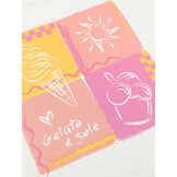 T-shirt Gelato e sole Off-white