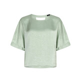 Top Paula Sage green