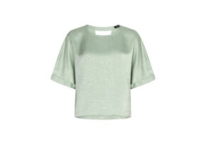 Top Paula Sage green
