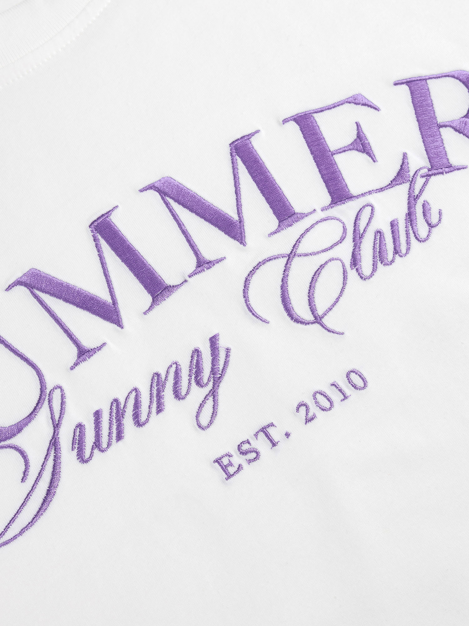 T-shirt Summer Sunday club Lilac