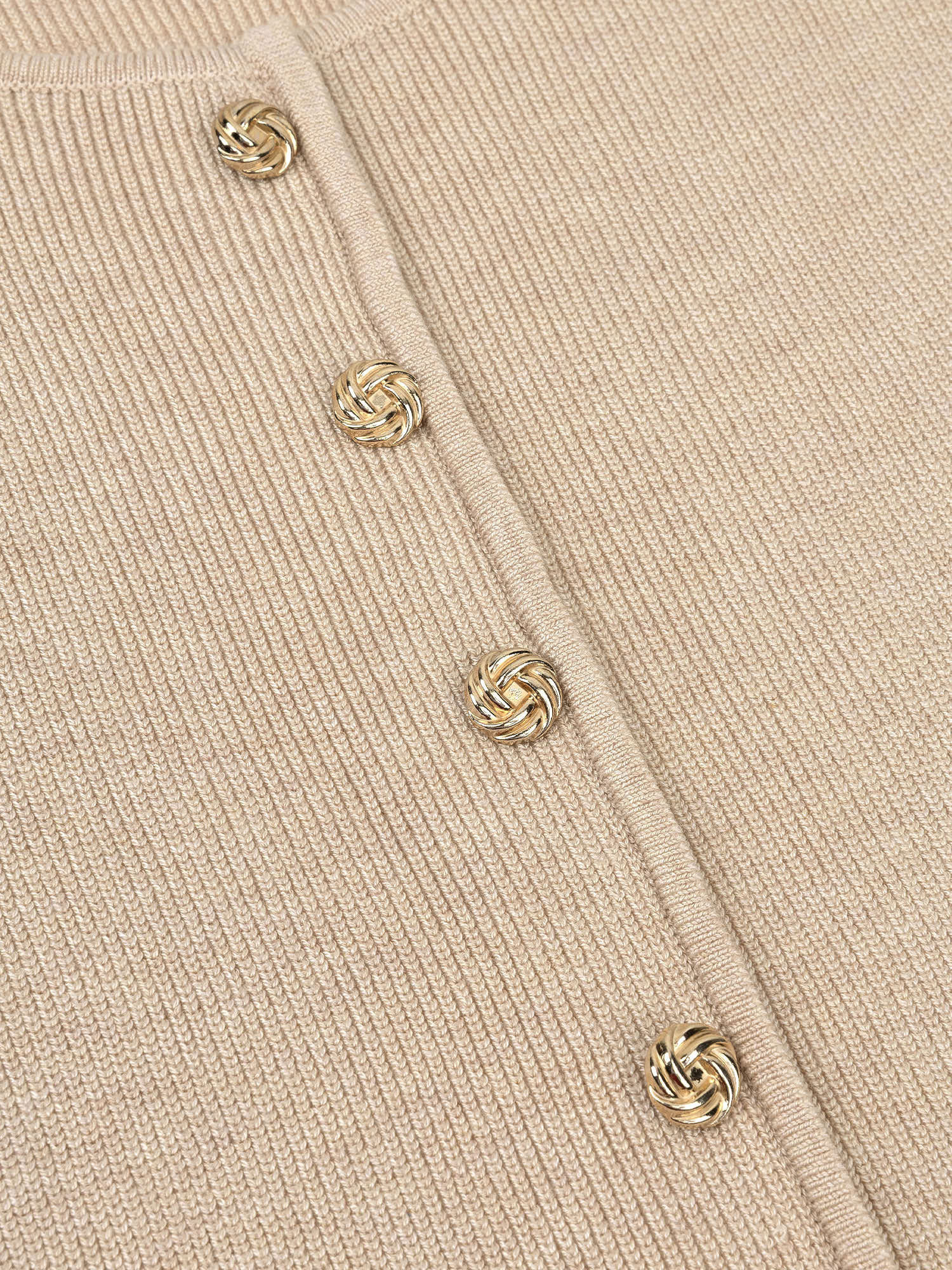 Knitted top Saar Beige