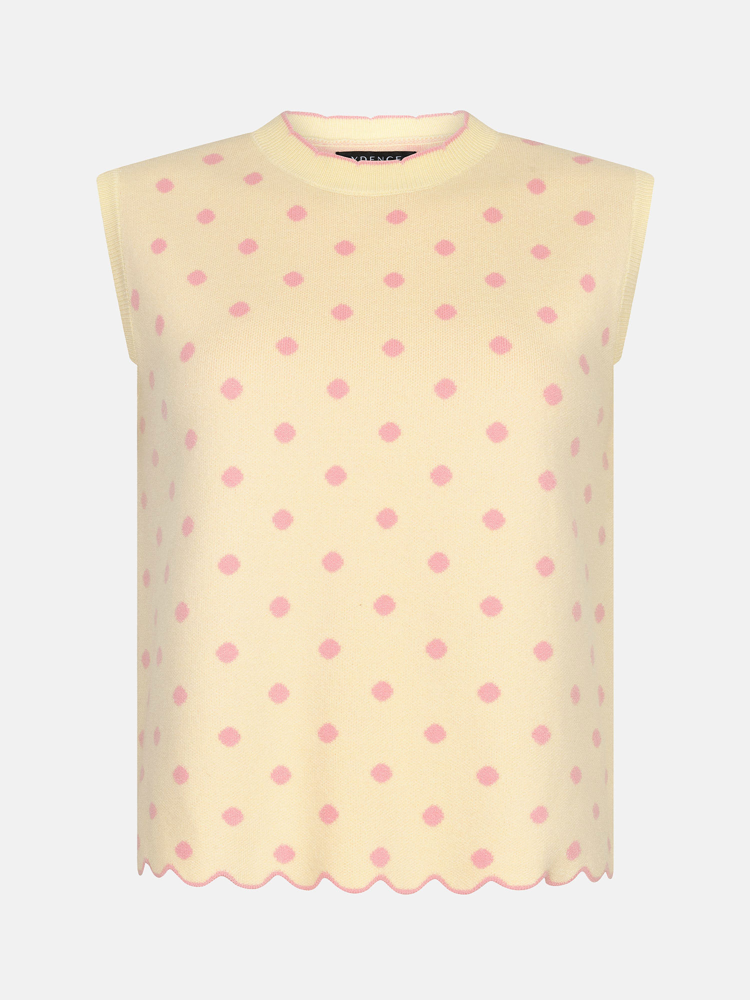 Knitted top Norah Soft yellow