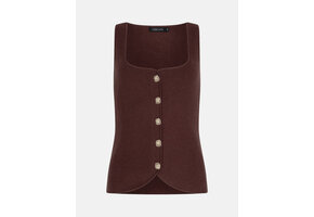 Knitted top Mella Brown