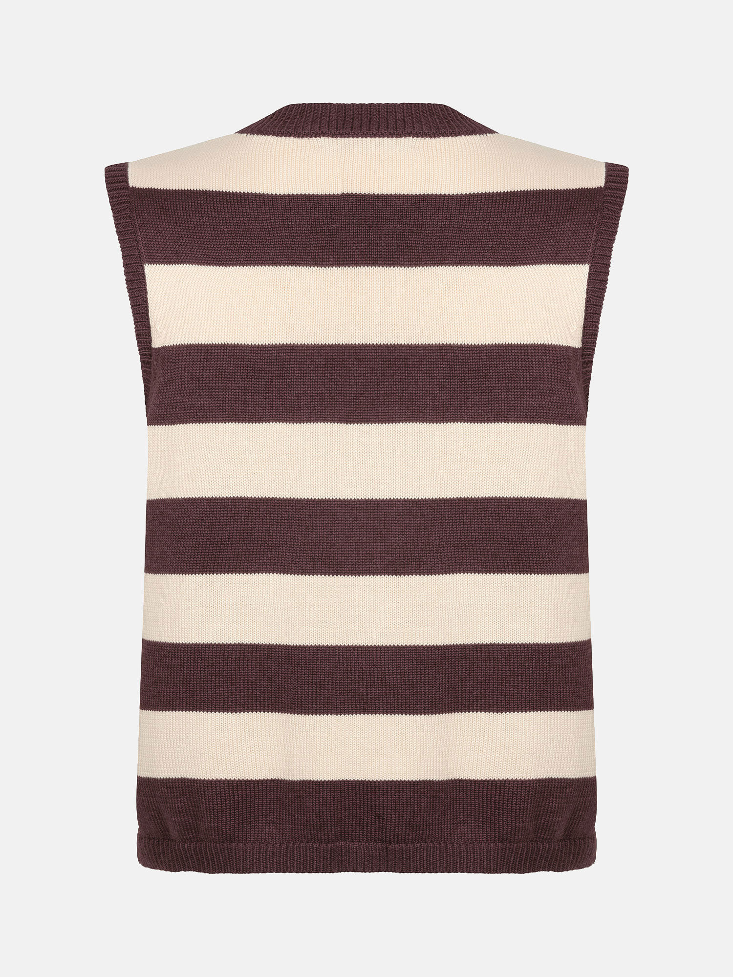 Knitted top Judith Brown/ecru