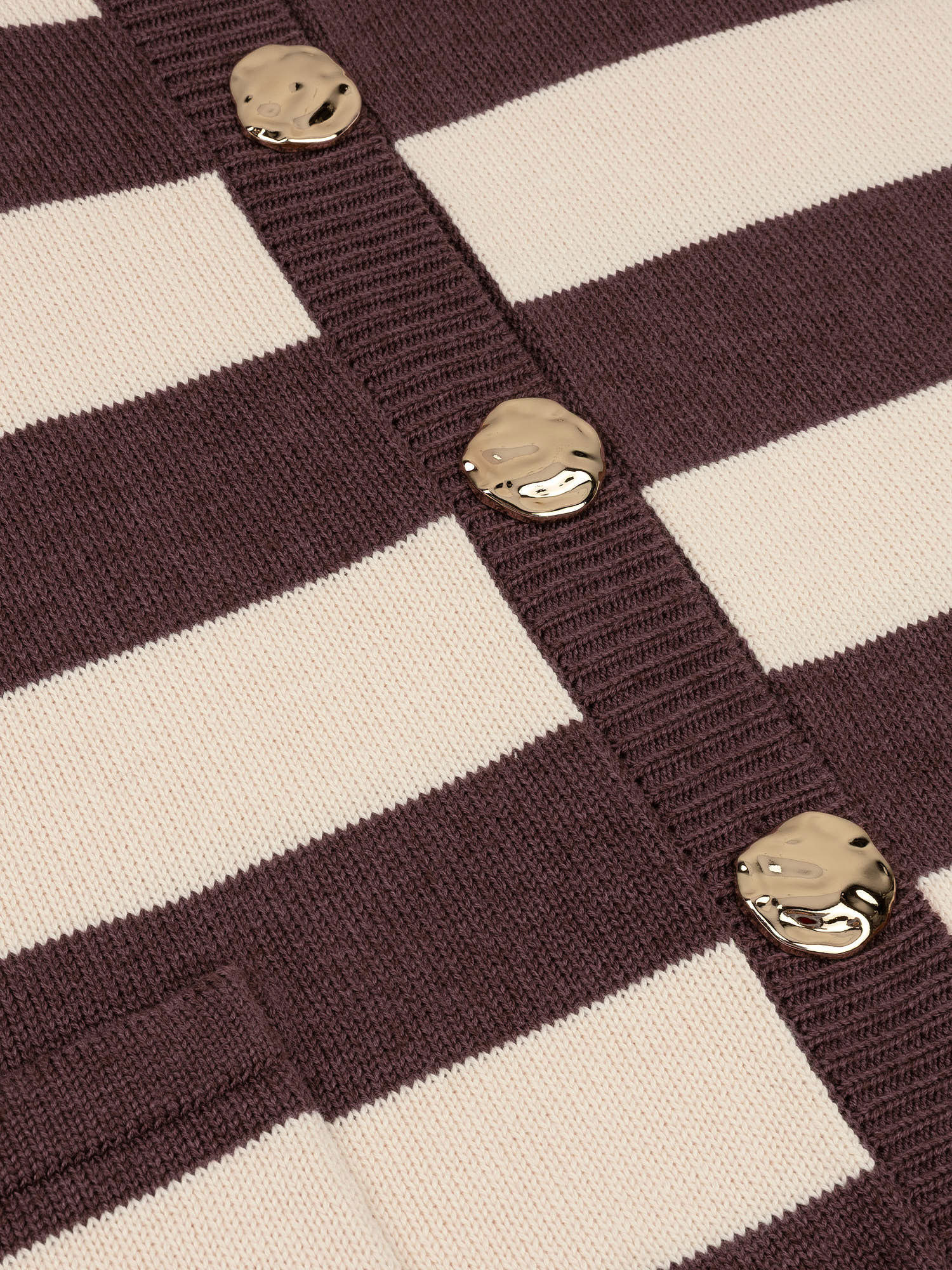 Knitted top Judith Brown/ecru