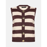 Knitted top Judith Brown/ecru