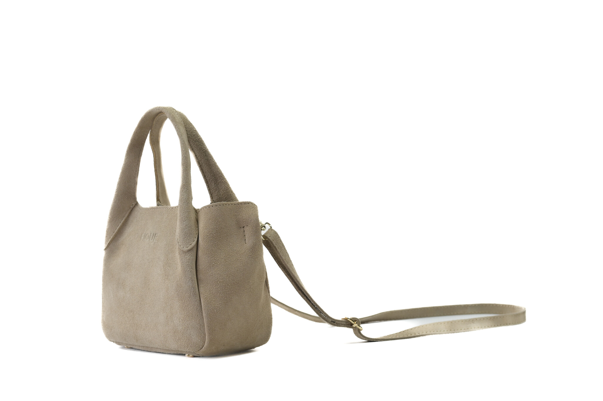 Julia Bag Beige Suede