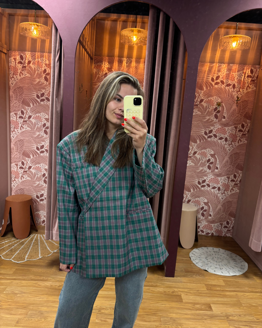 Blazer Jasmijn Green Pink
