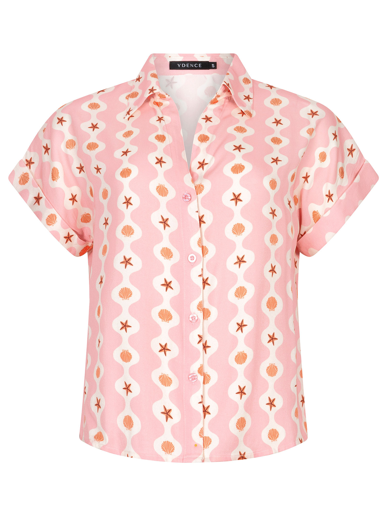 Blouse Tina Pink seashells