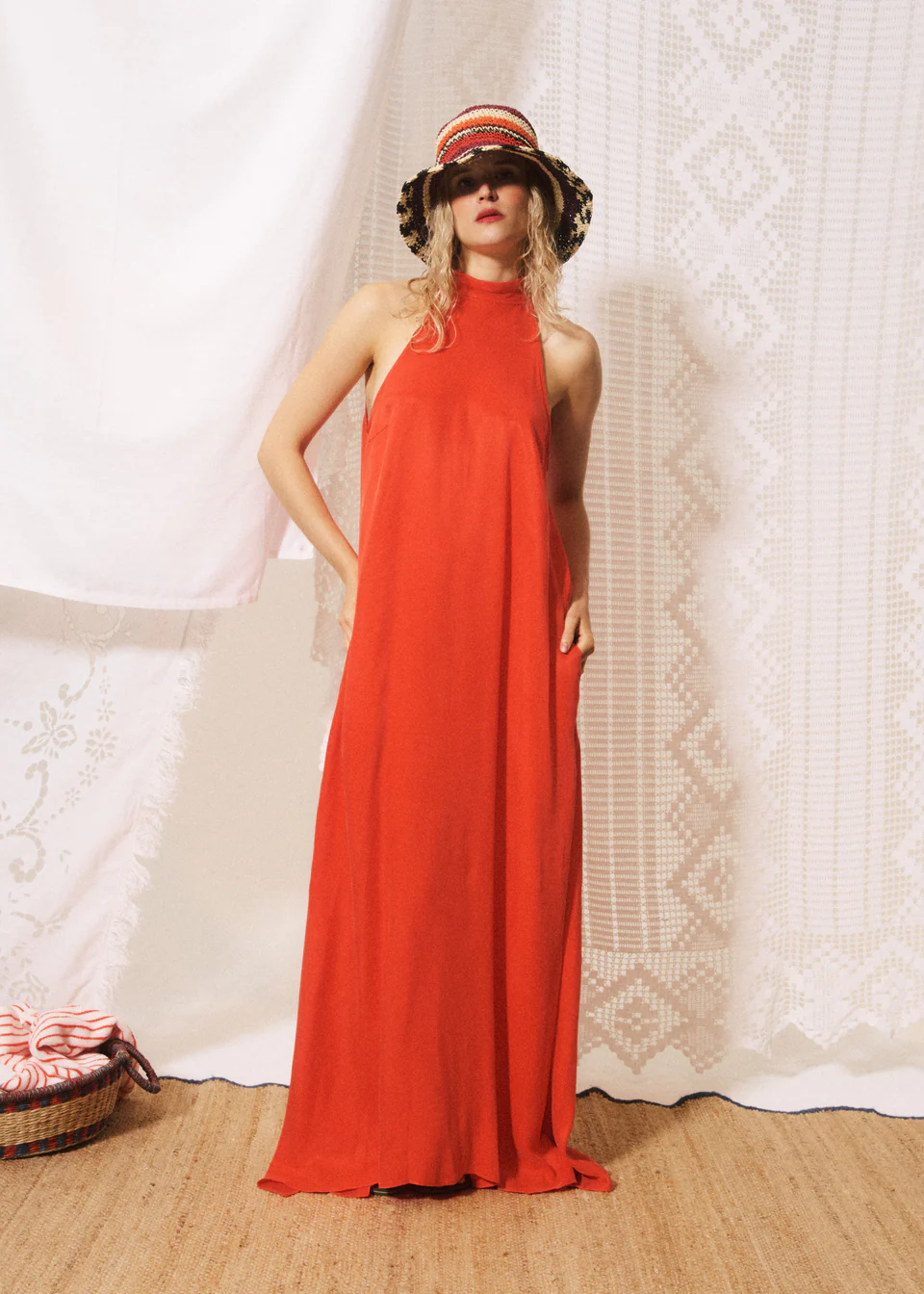 Jurk Rood Catello Robe