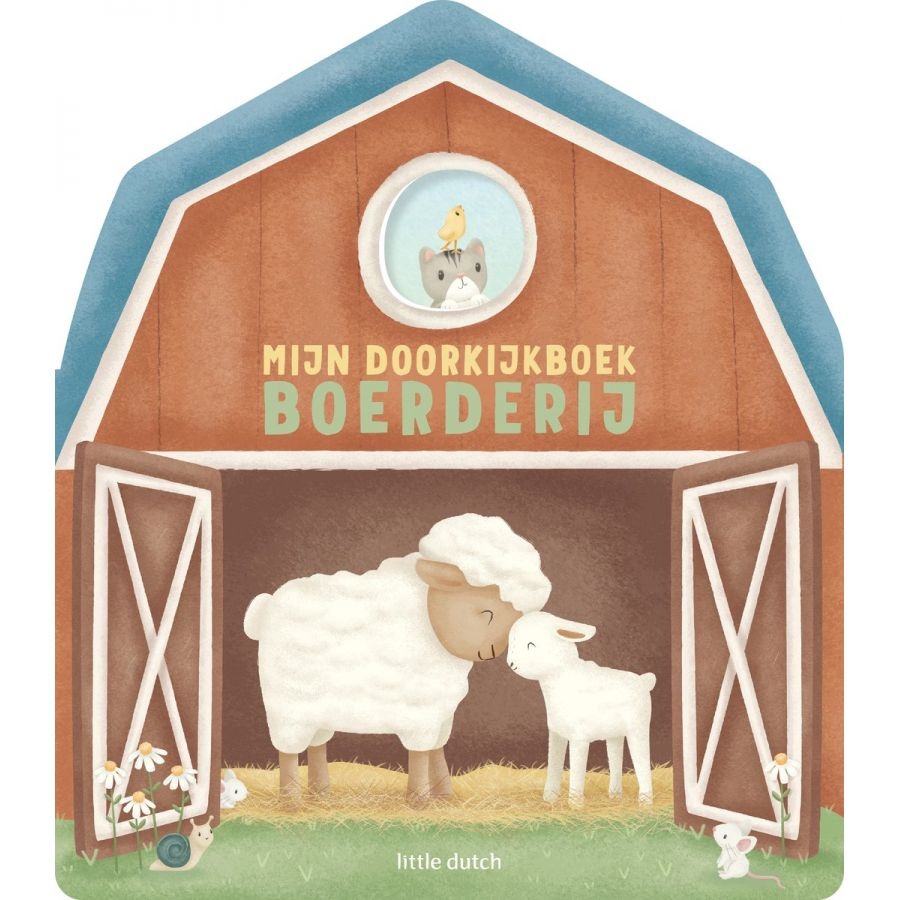 ittle Dutch boek  "doorkijkboek boerderij"