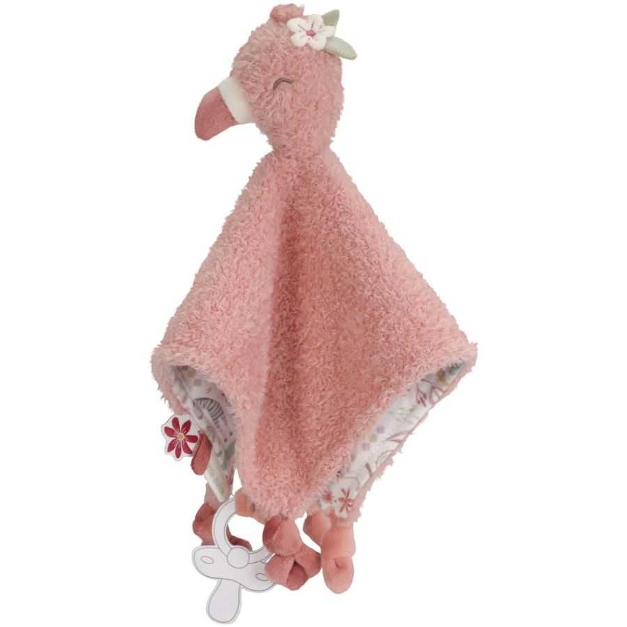 Knuffeldoekje Flamingo - Safari Friends GRS