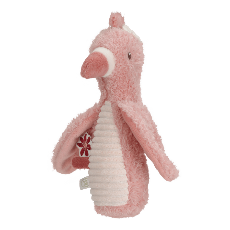 Knijpspeeltje met rammel Flamingo Safari Friends G