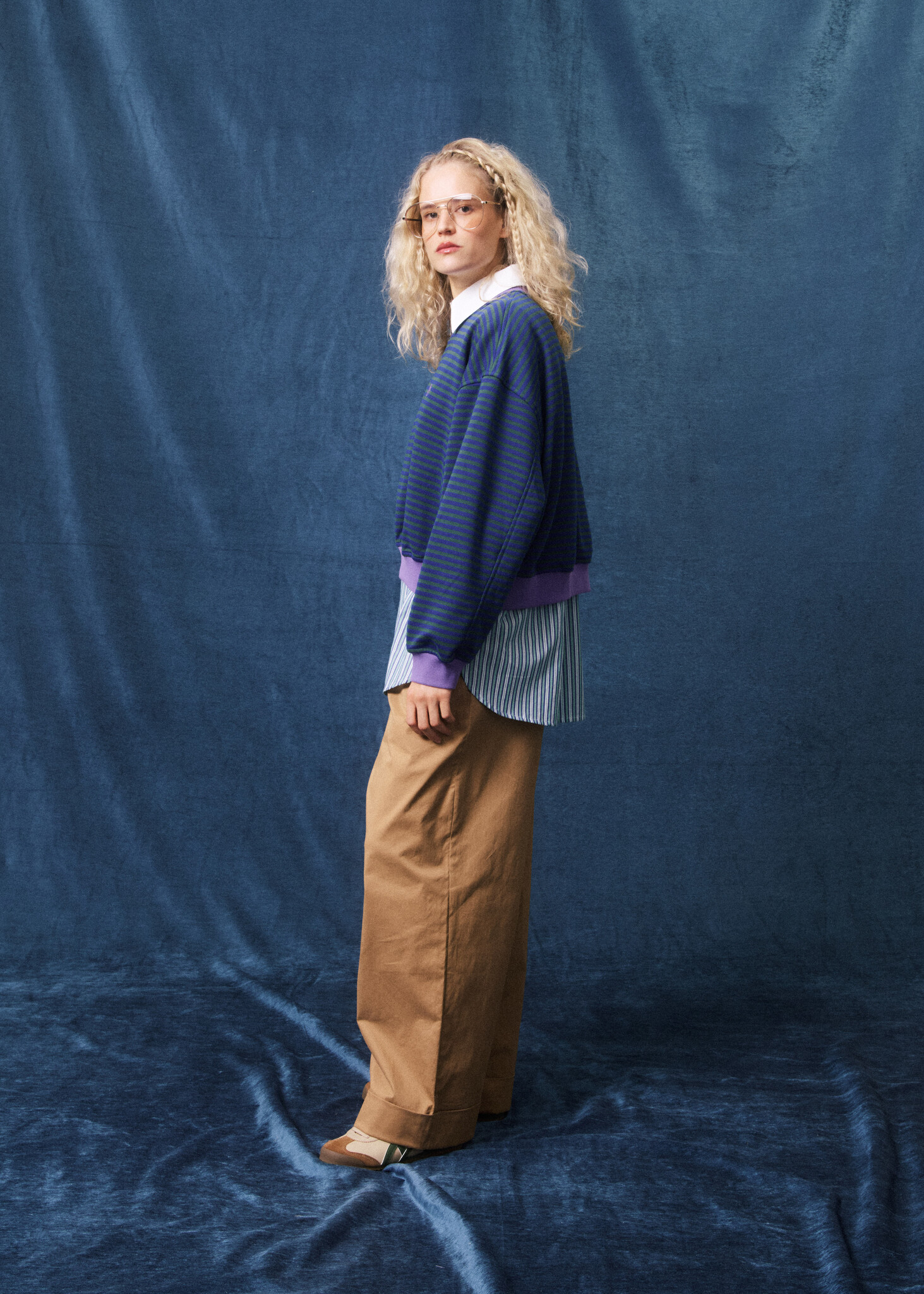 Sweatshirt Bleu Electrique Match