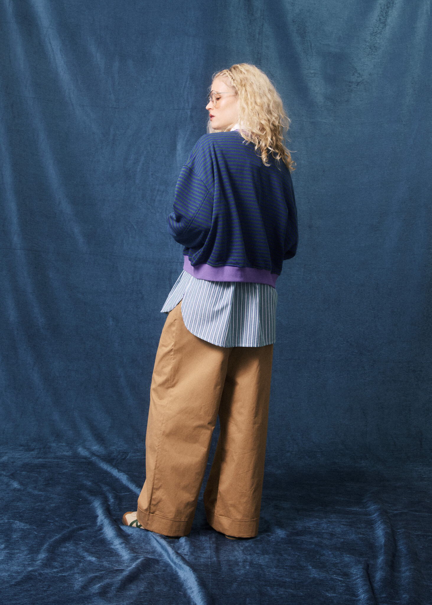 Sweatshirt Bleu Electrique Match