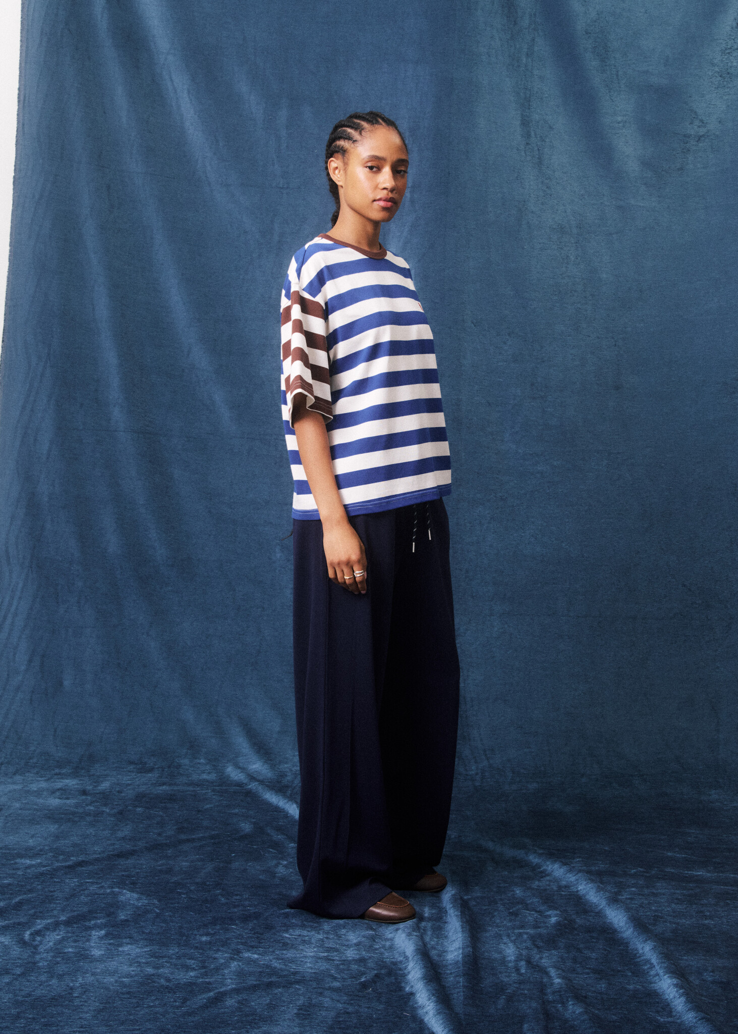 Pantalon Bleu Marine Wells