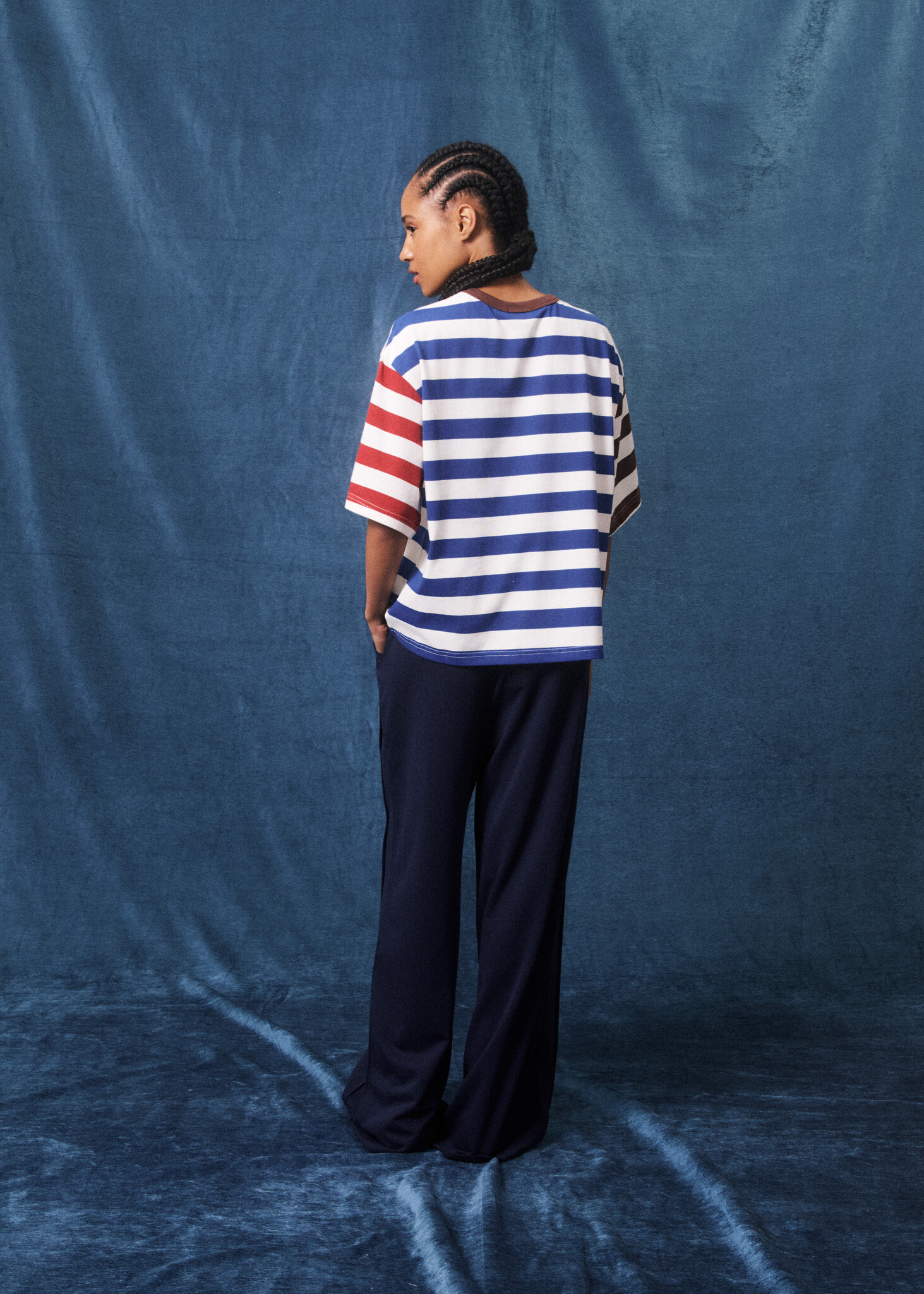 Pantalon Bleu Marine Wells