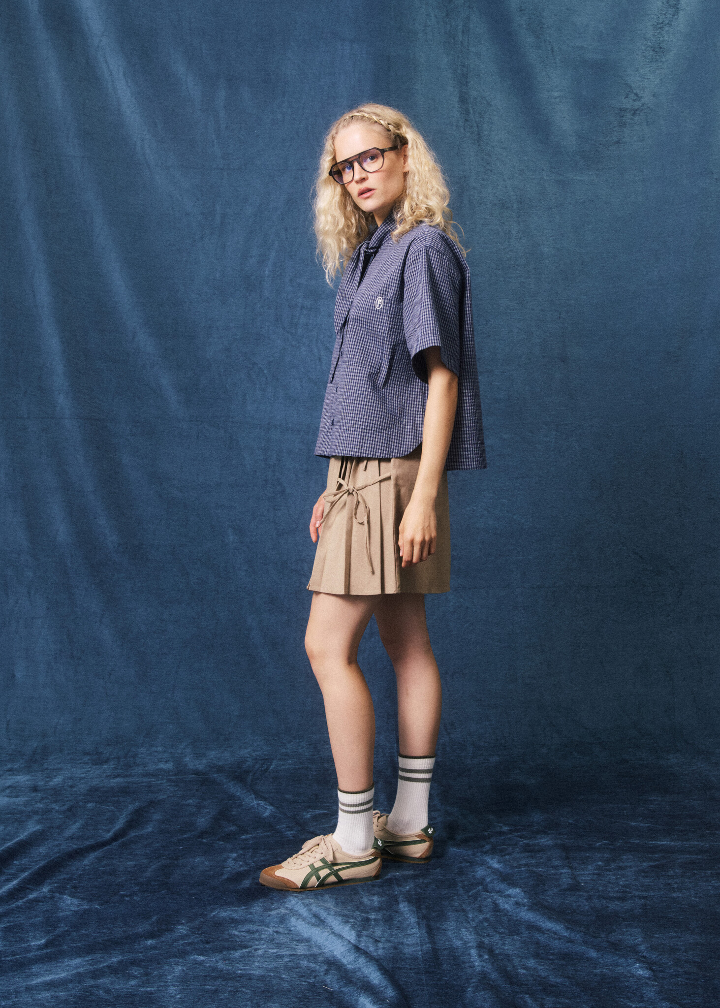 Blouse Chemise Bleu Marine Naomi