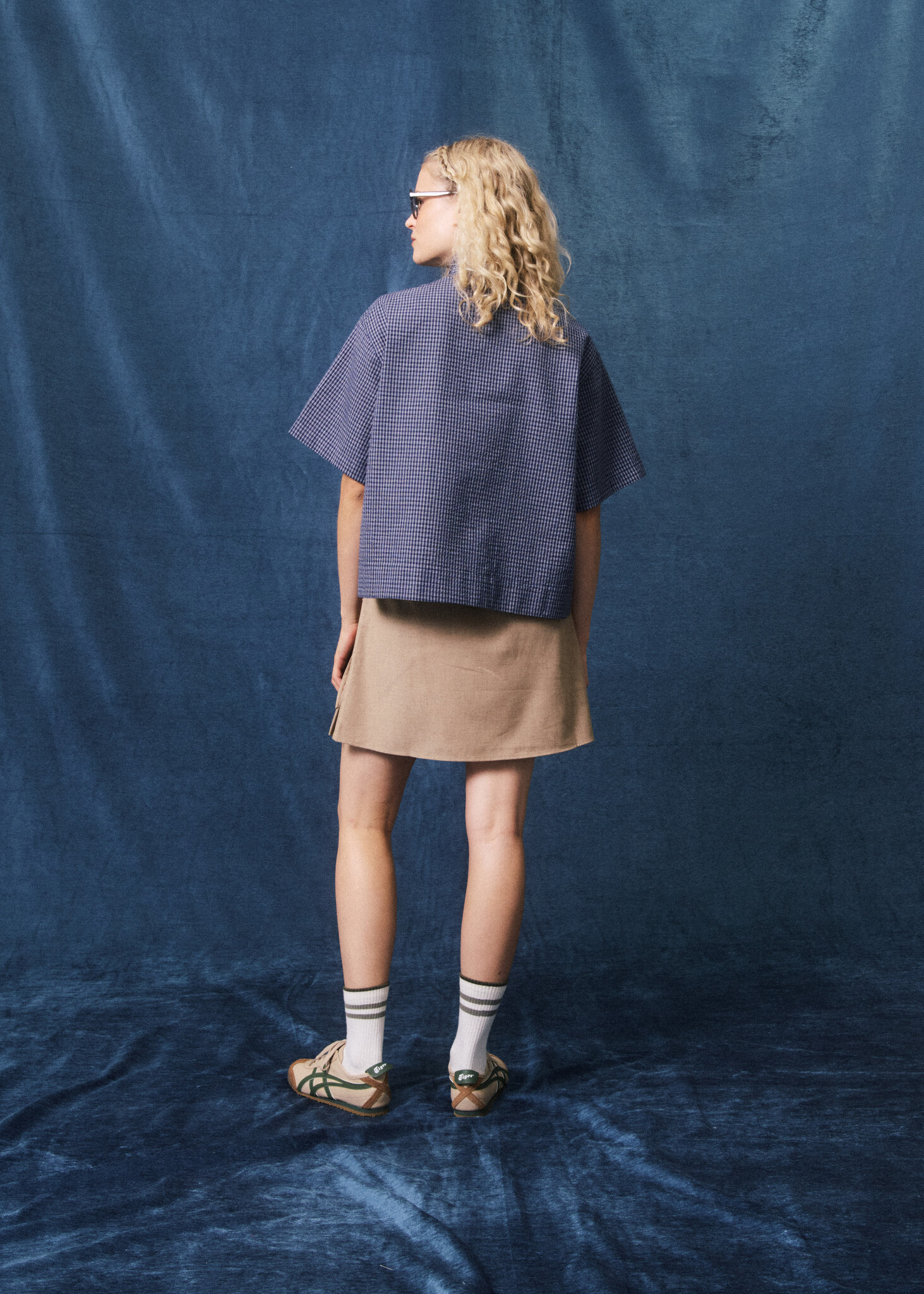 Blouse Chemise Bleu Marine Naomi