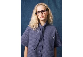 Blouse Chemise Bleu Marine Naomi