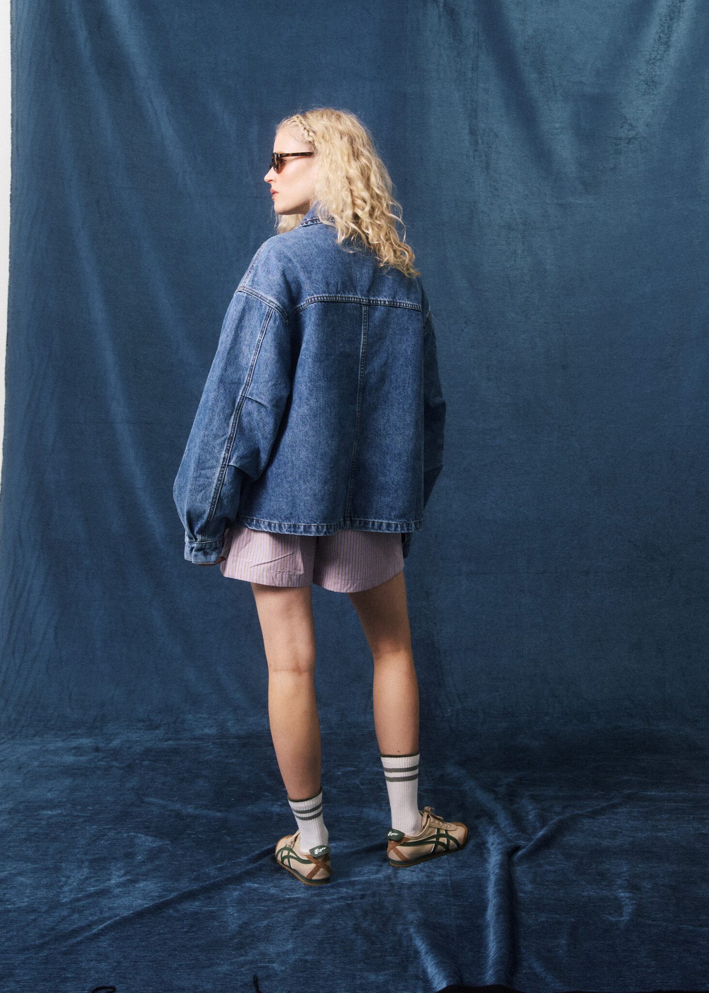 Veste Bleu Jean Chiara