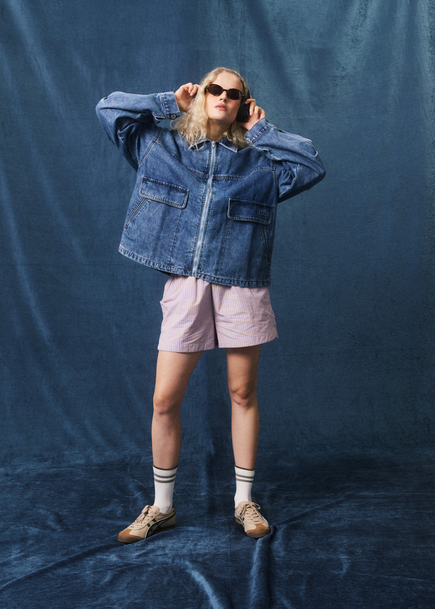 Veste Bleu Jean Chiara