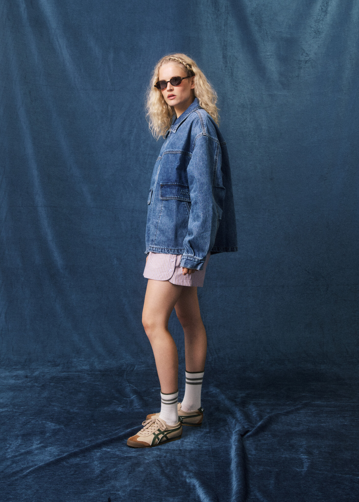 Veste Bleu Jean Chiara