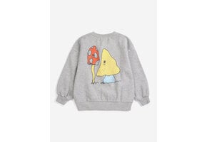 Mush Monster Duo sweatshirt Light Heather Grey