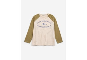 Mystery  Raglan Sleeves T-shirt Beige