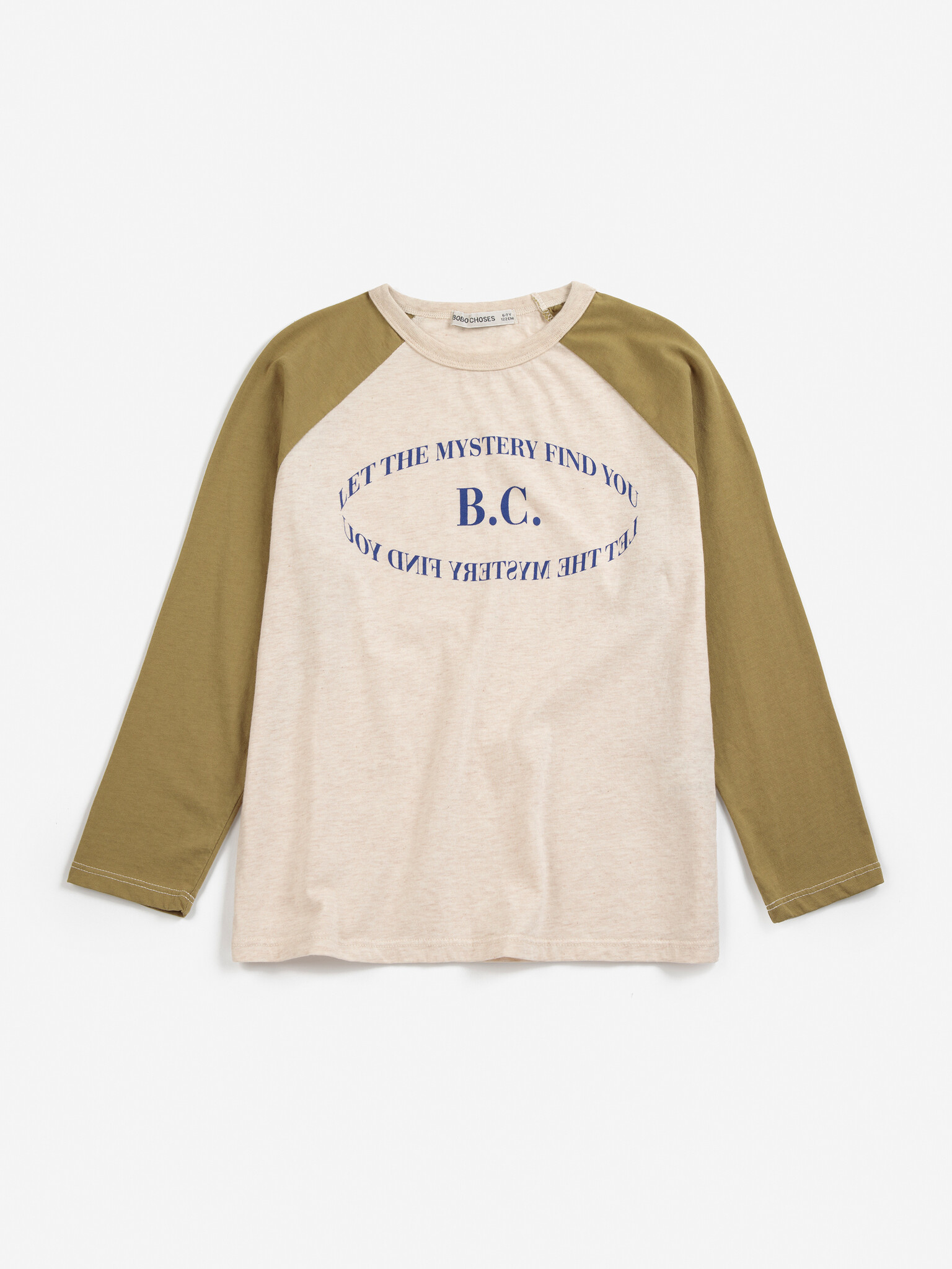 Mystery  Raglan Sleeves T-shirt Beige