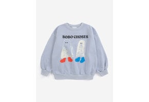 Booty Ghosts Sweatshirt Light Blue