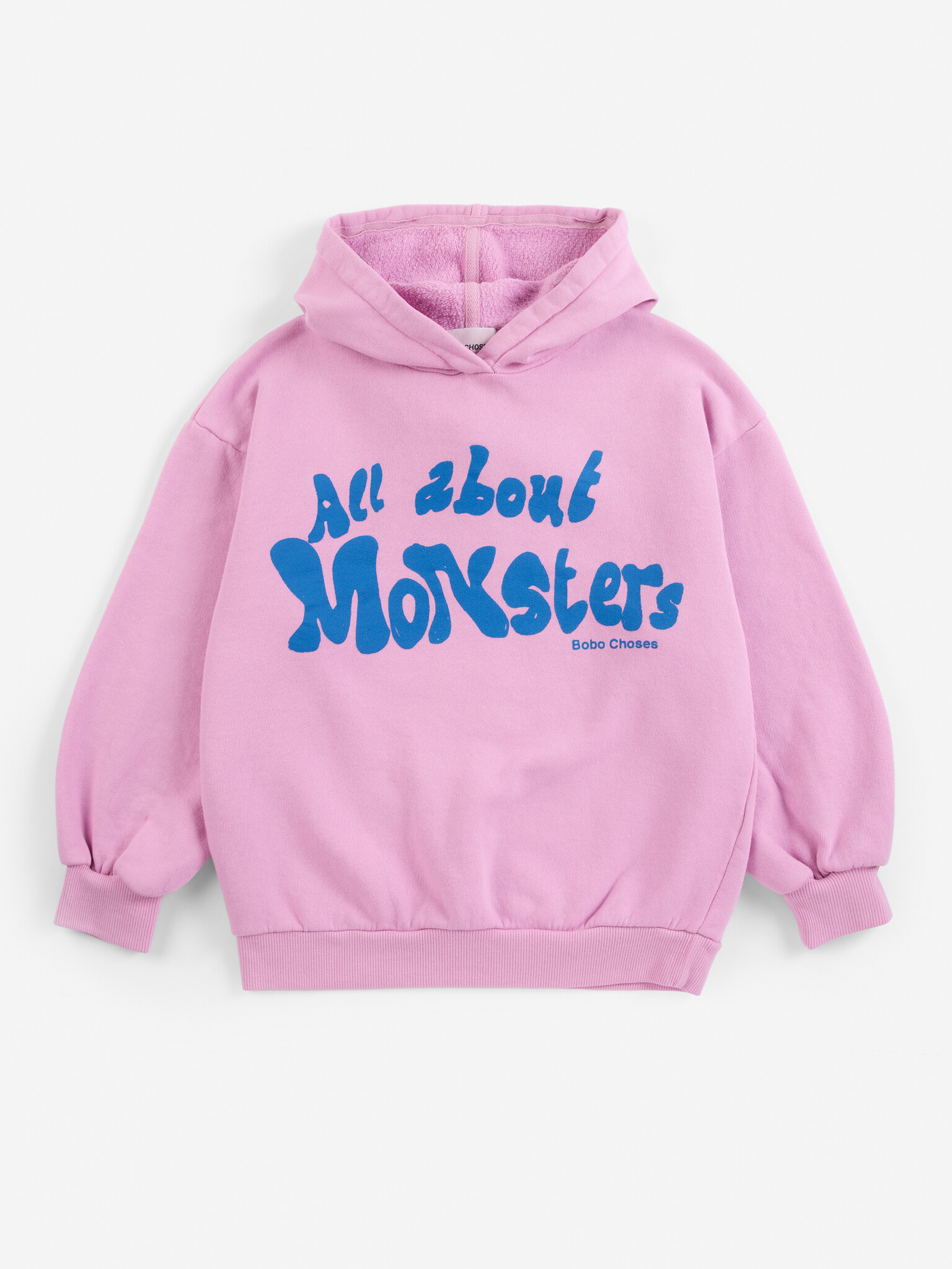 All About Monsters hoodie Pink