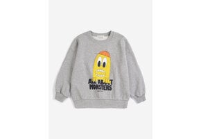 Bigtooth Lemon Sweatshirt Light Heather Grey