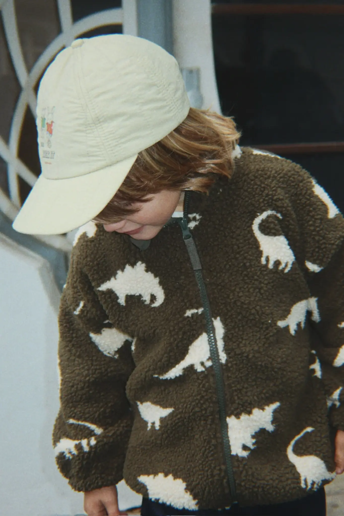 Jody teddy Jacket Grs Dino Silhouette