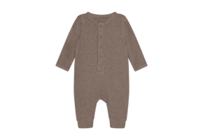 Romper LS Melange Rib Mountain Trial Melange