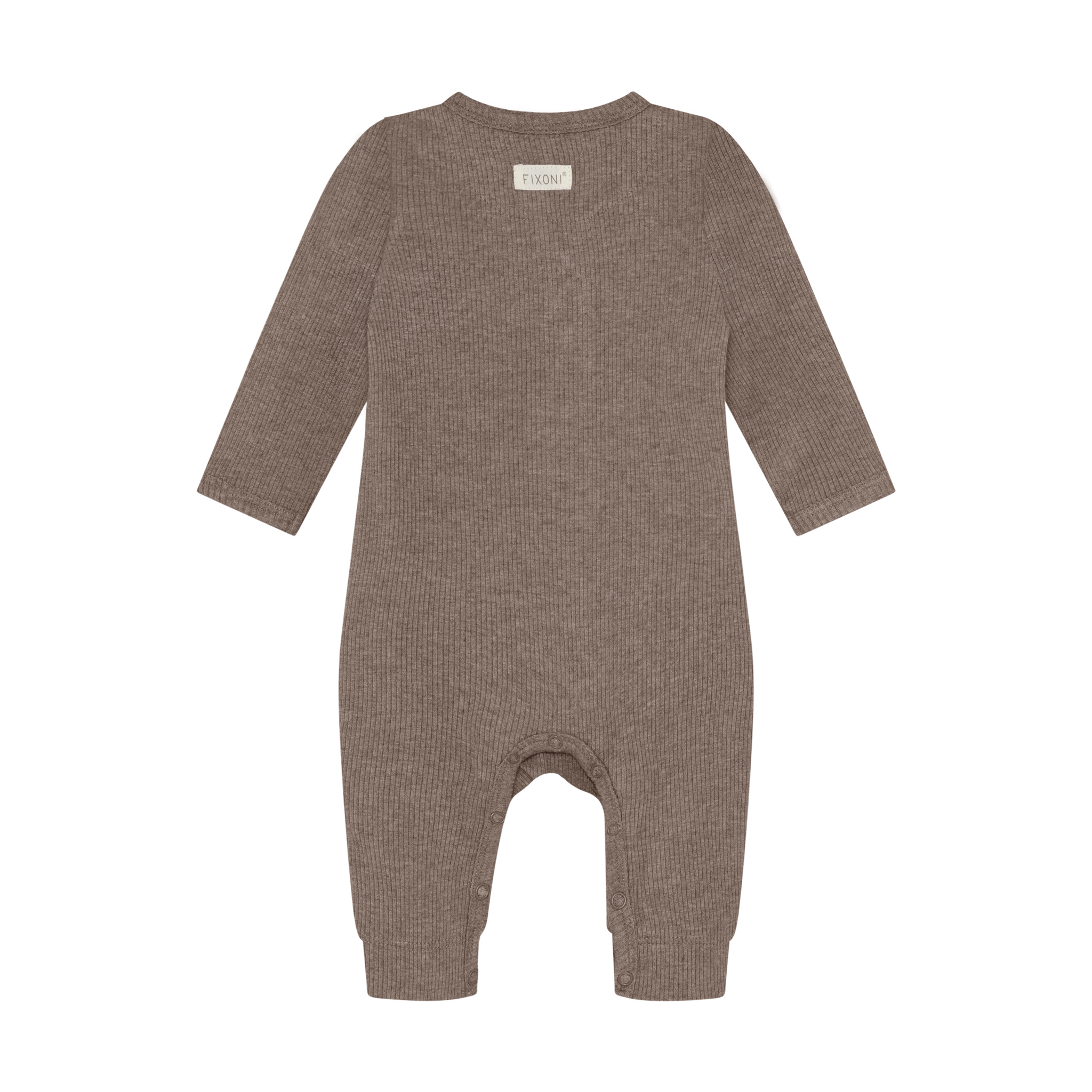 Romper LS Melange Rib Mountain Trial Melange