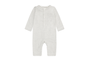Romper LS Rib Flint Gray Melange