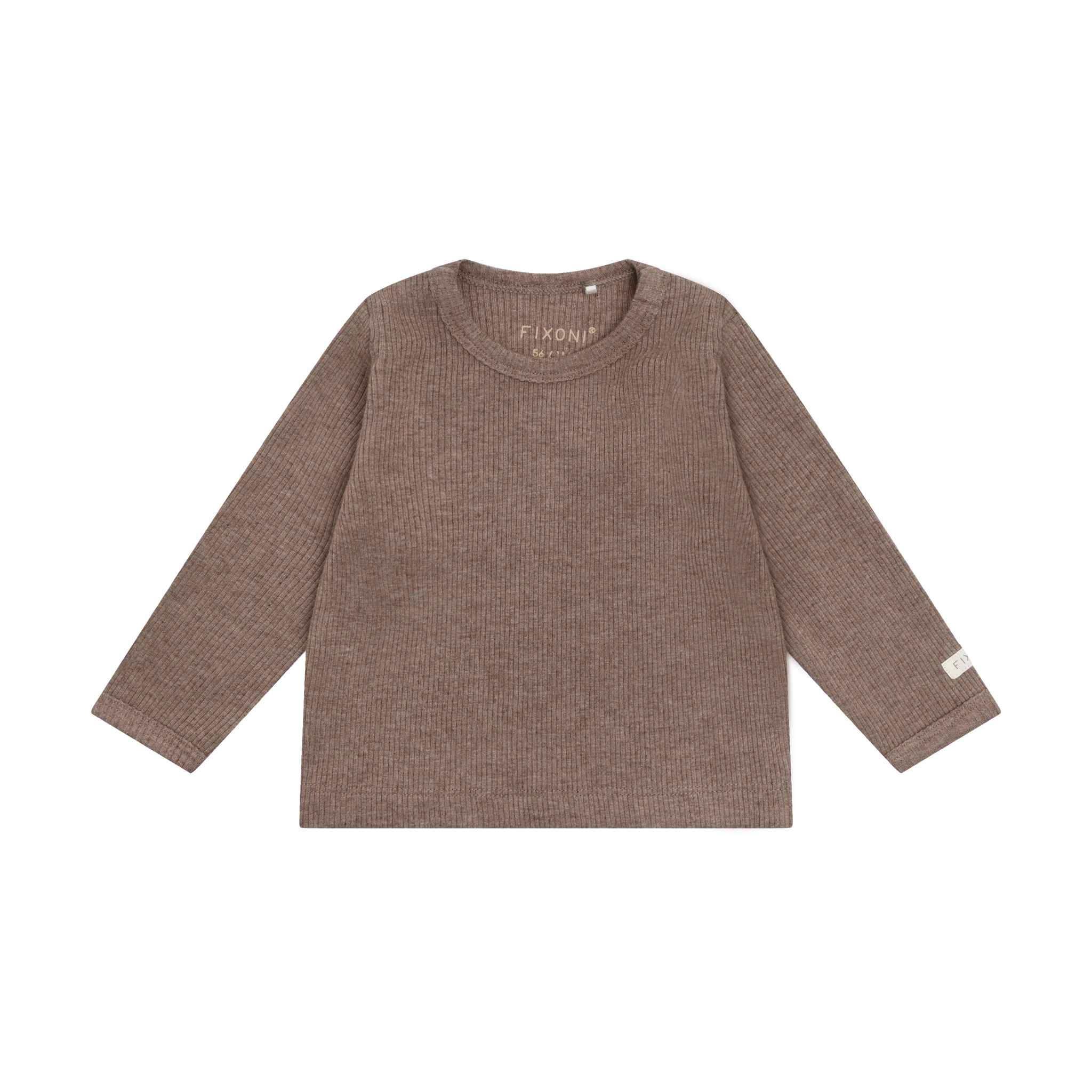 T-shirt LS Melange Rib Mountain Trial Melange